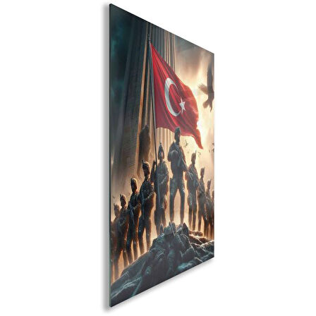 Asker - Polis Cam Tablo - Dikey Motif 02-014