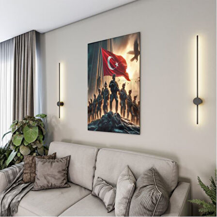 Asker - Polis Cam Tablo - Dikey Motif 02-014