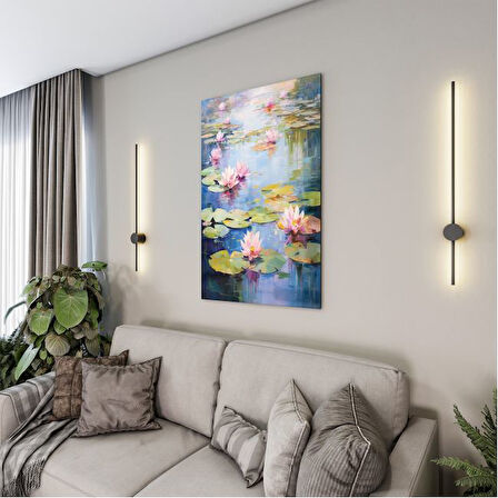 Sanatsal Cam Tablo - Empresyonizm - Dikey Motif 01-002