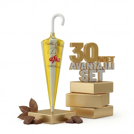 Afia Şemsiye Çikolata 30x25 Gr