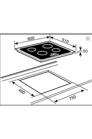 Teka Ir 8400 İndüksiyon Ankastre Ocak