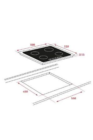 Teka 6315 İndüksiyon Ankastre Ocak