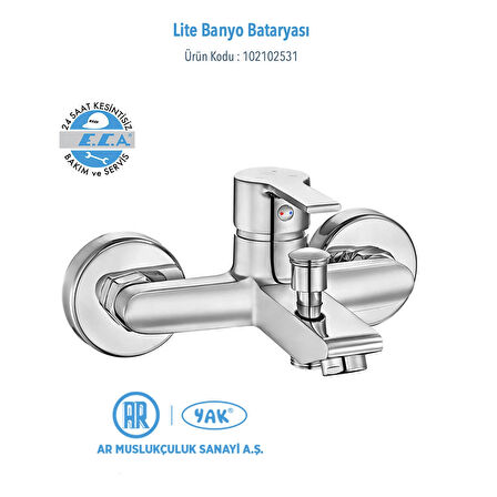 LİTE BANYO BATARYASI 102102531 ( 5 Yıl ECA Garantili )