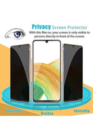 Samsung Galaxy A33 Hayalet Nano Ekran Koruyucu Kırılmaz Cam - Ince Ve Esnek - Extra İnce