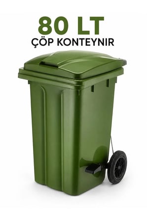 85 LT Tekerlekli Pedallı Çöp Konteyneri
