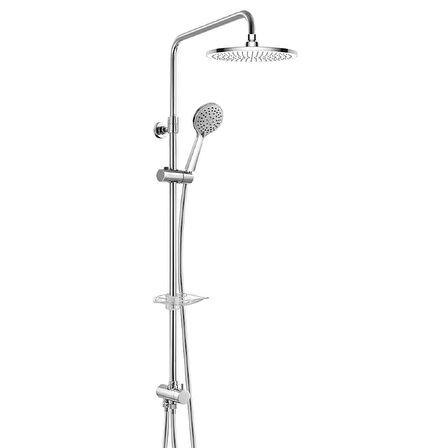 Adnoss E.c.a Niobe Teleskobik Kolonlu Banyo Tepe Duş Seti Yuvarlak Takım 102158039