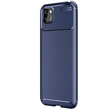 Gpack Huawei Y5P Kılıf Negro Karbon Dizayn Silikon