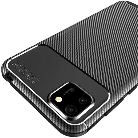 Gpack Huawei Y5P Kılıf Negro Karbon Dizayn Silikon