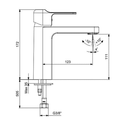 Eca Dream Lavabo Bataryası Krom