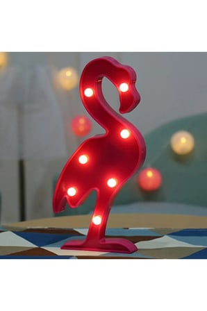 Dekoratif Led Flamingo Gece Lambası