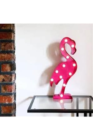 Dekoratif Led Flamingo Gece Lambası