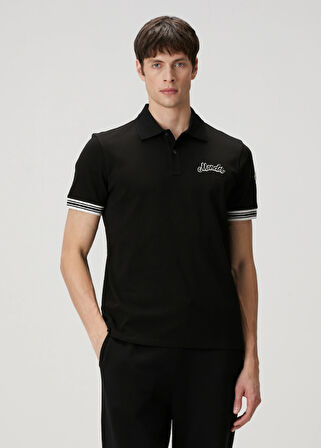 Moncler Siyah Polo Yaka T-shirt