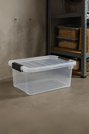 34 L Şeffaf Saklama Kutusu & Düzenleme Kutusu & Oyuncak Kutusu