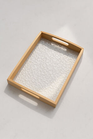 Orta Boy Bambu Dikdörtgen Servis Tepsisi 25×37 cm