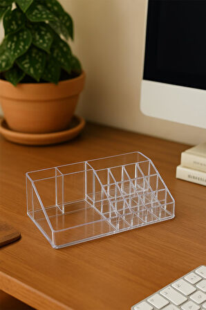 Masa Üstü Kalem Düzenleyici Kalemlik 22 cm