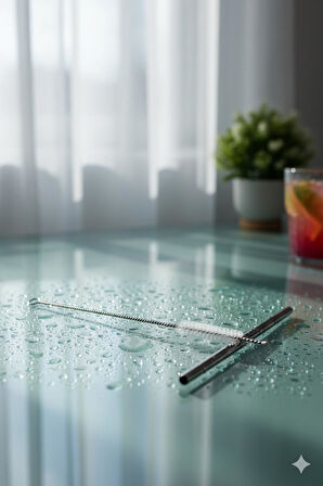 3’lü Paslanmaz Çelik Pipet Temizleme Fırçası Seti