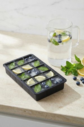 15 Hazneli Silikon Buz Kalıbı & Çok Amaçlı Buzluk Ve Dondurucu Organizeri 12x19 cm