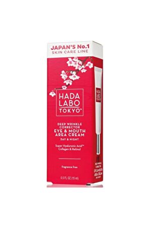 Hada Labo Tokyo Yaşlanma Karşıtı Kolajen Hyalüronik Asit Tüm Yaşlar Göz Çevresi Krem 15 ml 