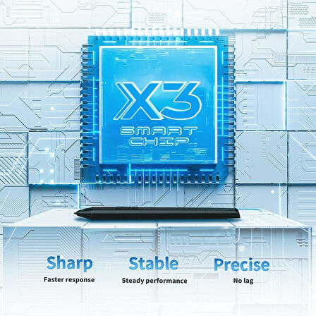 Xp-pen Deco LW Wireless Siyah X3-Smart-Chip Windows Mac Android Chrome OS/ Linux