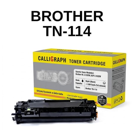 BROTHER TN114 TONER CALLIGRAPH  1500 SAYFA 