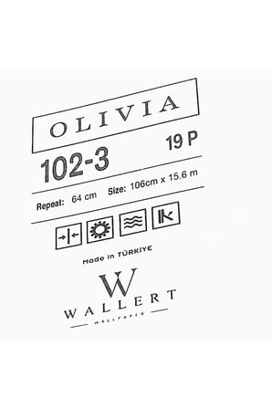 modern vinil duvar kağıdı 102-3 | wallert olivia, vizon, kağıt taban taban + vinil kaplama - 16.5 m²