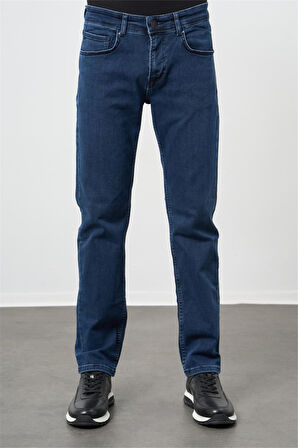 Lacivert Gabardin %100 Pamuk 5 Cep Comfort Fit Rahat Kesim Casual Denim Pantolon 1023235164