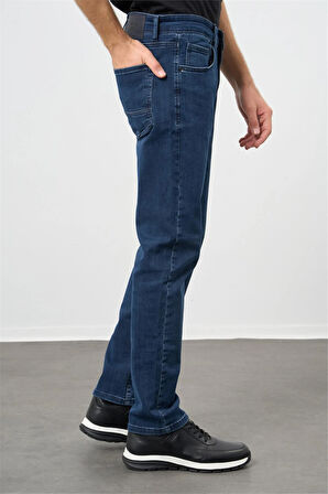 Lacivert Gabardin %100 Pamuk 5 Cep Comfort Fit Rahat Kesim Casual Denim Pantolon 1023235164