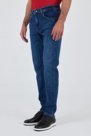 Mavi Gabardin 5 Cep Düz Paça Casual Slim Fit Pamuklu Denim Pantolon 1023250150