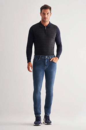 Mavi Gabardin 5 Cep Düz Paça Casual Slim Fit Denim Pantolon 1023255152