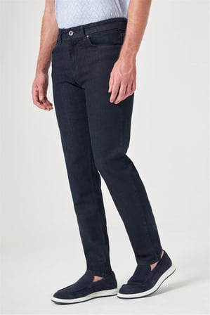 Lacivert 5 Cep Slim Fit Pamuklu Denim Pantolon 1023260164