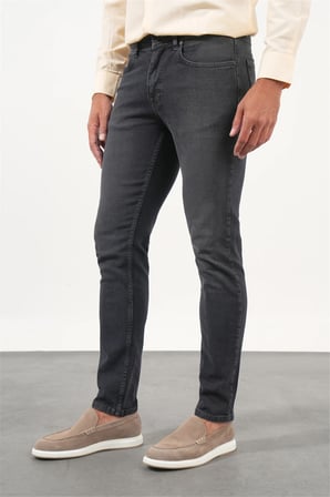 Füme 5 Cep Slim Fit Casual Pamuklu Denim Pantolon 1023260170