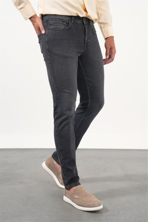 Füme 5 Cep Slim Fit Casual Pamuklu Denim Pantolon 1023260170