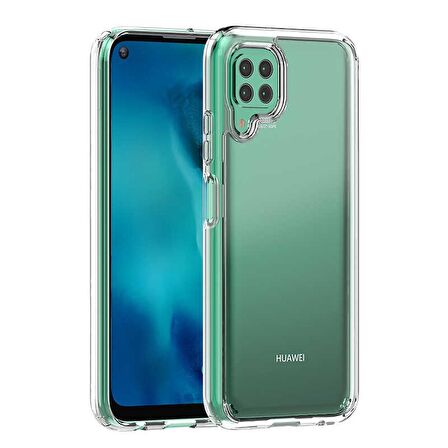 Gpack Huawei P40 Lite Kılıf Coss Şeffaf Sert Kapak