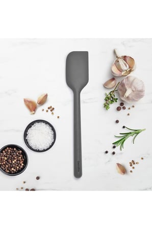 Greenpan Silikon Spatula Gri | Platinum Silicone | BPA İçermez | 200°C Isıya Dayanıklı |