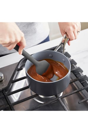 Greenpan Silikon Spatula Gri | Platinum Silicone | BPA İçermez | 200°C Isıya Dayanıklı |