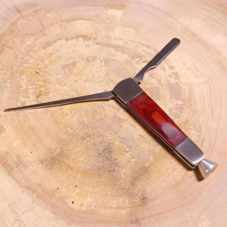 Ahşap Çelik Delici Bastırıcı Kazıyıcı Pipo Kaşığı pt37