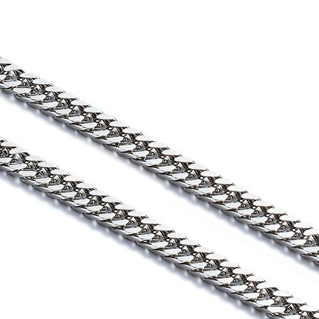 Chavin Gri 60 cm. 10 mm. Gürmet Erkek Çelik Zincir dm93