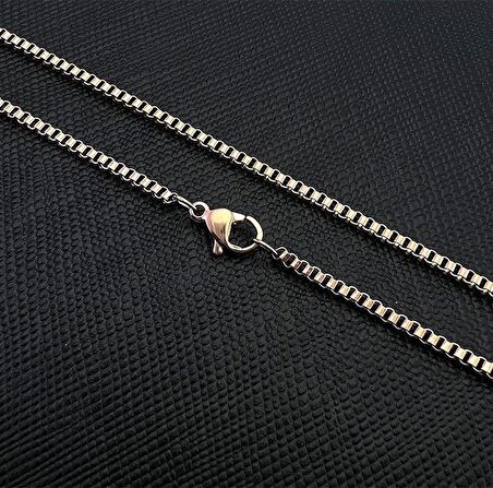 Chavin Rose Kaplama 75 cm. 2 mm. Erkek Çelik Zincir dn06