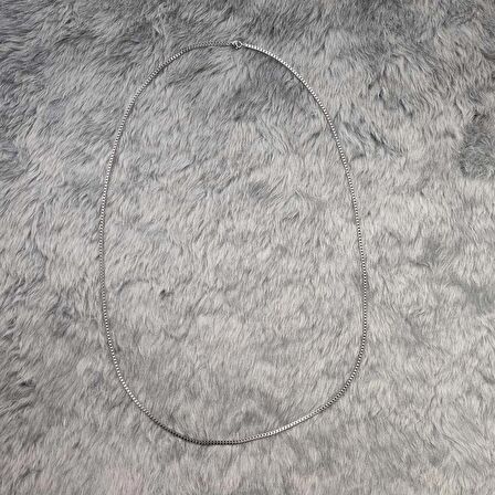 Chavin Gri 2 Mm. 75 Cm. Uzun Erkek Çelik Zincir Dn76
