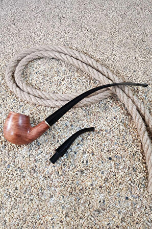 Falconetti 26 cm. Uzun ve Kısa Saplı Ahşap Okuma Piposu pt74