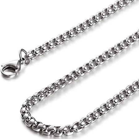 Chavin Gri 70 cm. 5 mm. Erkek Çelik Zincir dr22
