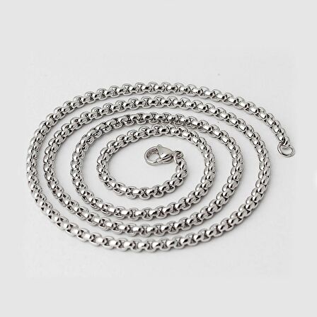 Chavin Gri 70 cm. 5 mm. Erkek Çelik Zincir dr22