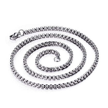 Chavin Büyük Parlak Siyah Dogtag Asker Künyesi Çelik Kolye ds68sy