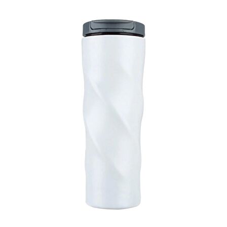 Komple 304 L Çelik Beyaz 500 ml Kahve Termos Mug cin229by