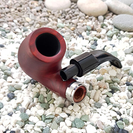 Falconetti 9 mm. Metal Bilezikli Maun Lake Ahşap Pipo py69