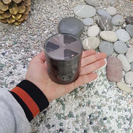 Çekmeceli 60mm. Tütün Baharat Herbal Öğütücüsü Parçalayıcı pz38gr