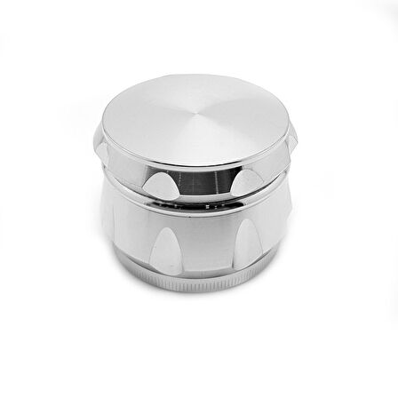 Silver 55 mm. Tütün Baharat Herbal Öğütücüsü Parçalayıcı pz39slv