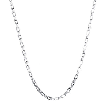 Chavin 60 cm. 2,5 mm. Gri Erkek Bayan Çelik Zincir eh65by