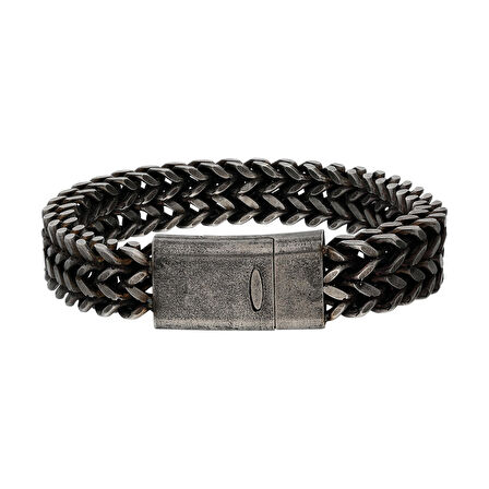Chavin 12 mm. Retro 316 L Çelik Erkek Bileklik ep02
