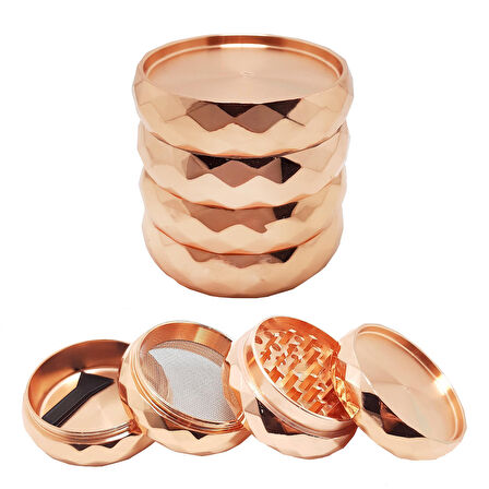 Rose 56 mm. Tütün Baharat Herbal Öğütücüsü Parçalayıcı rb81rs